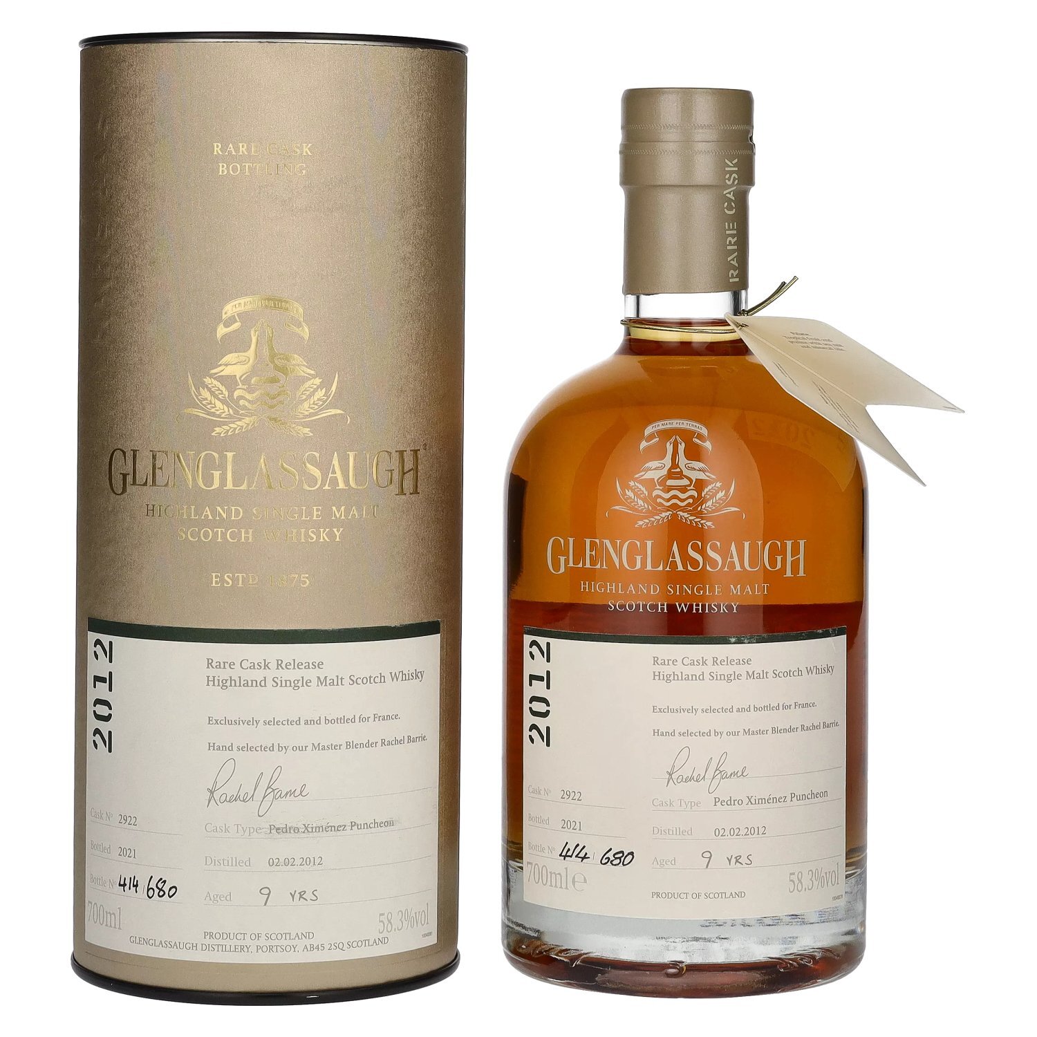 Glenglassaugh 9 Years Old RARE CASK RELEASE 2012 PX Puncheon Batch 4