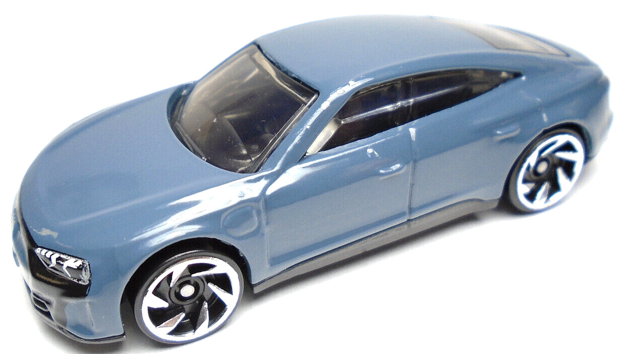 2022 HOT WHEELS AUDI RS E-TRON GT GRAY 1:64 DIECAST 2 3/4" CAR WITH SILVER RIMS