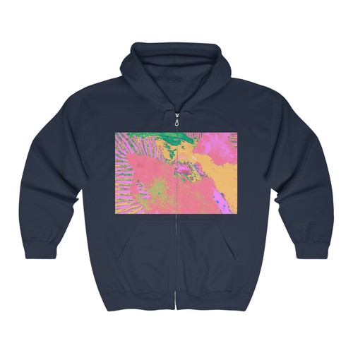 Abstract 2004 Hoodie Unisex Heavy Blend™ Full Zip Hooded Sweatshirt