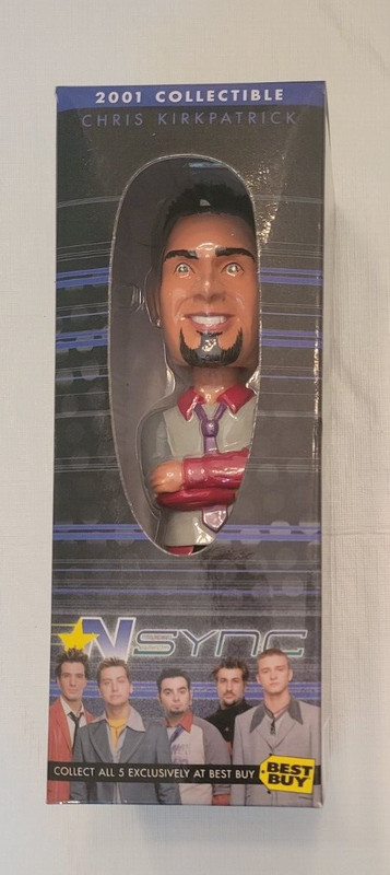 *NSYNC Chris Kirkpatrick 2001 Best Buy Bobble Head, N SYNC, Justin Timberlake