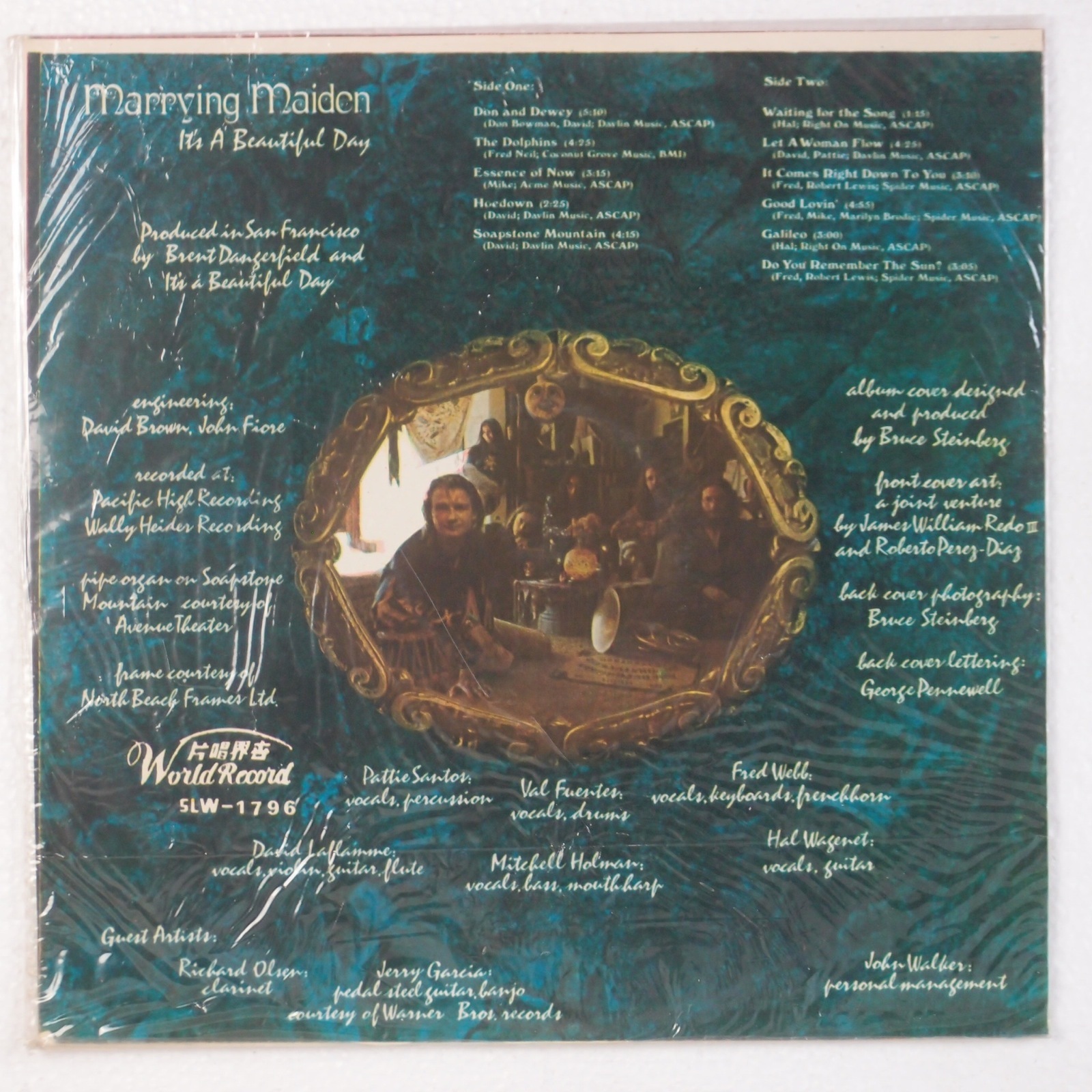 IT’S A BEAUTIFUL DAY Marrying Maiden TAIWAN Import Rare Alt Cover B&W