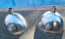 Vintage Aluminum Light Shades 12” for DIY & Photo Lighting Restoration