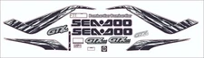 SEADOO GTX 1998 LIMITED Graphics / Decal / Sticker Kit black