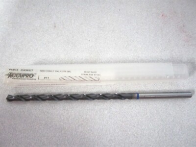 (1BT0485-AC) 87mm x 132mm OAL #11 118° HSS-E Cobalt Taper Length Drill Bit