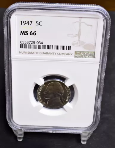 1947 Jefferson Nickel - NGC MS66 (#45773)