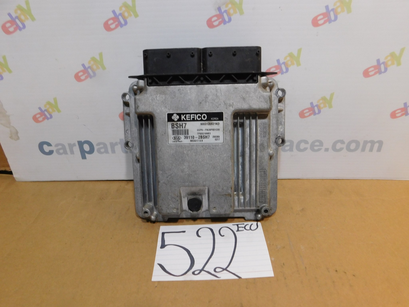 2015 KIA SOUL #522 Engine Computer ECM ECU 39110-2BSH7