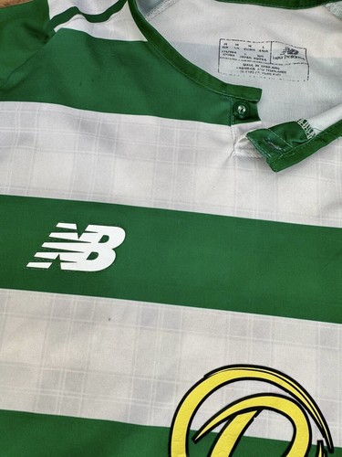 Celtic New Balance 2018/2019 Home Football Shirt soccer Jersey Size M - Picture 3 of 7