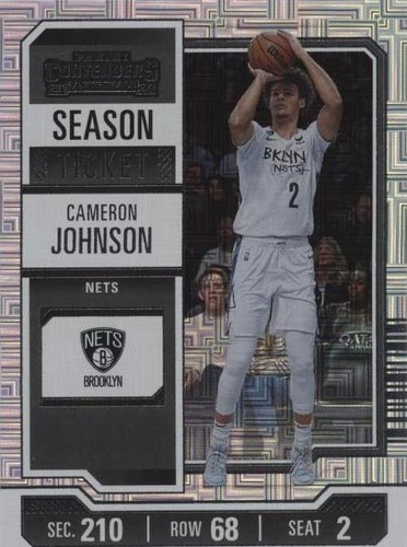 Cameron Johnson Lot (x9) Rookie RC Fast Break Auto Red /249 Holo
