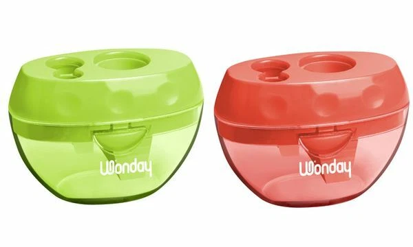 Wonday 3 Fach Spitzer Dreifach Spitzdose Taill Tou rot grün bis 17mm Durchmesser