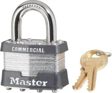 NEW CASE (6) MASTER LOCK 5KA A389 #5 KEYED ALIKE STEEL 4 PIN PAD LOCKS 6883573