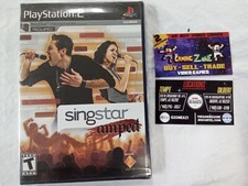 SingStar Amped Sony PlayStation 2, 2007 SEALED