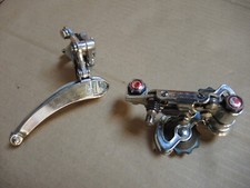 CAMPAGNOLO VALENTINO FRONT + REAR DEARILLEUR 1970s / 80s RECONDITIONED EXCELLENT