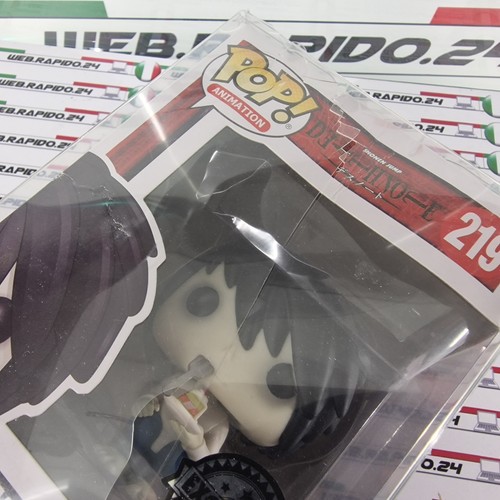 FUNKO POP! DEATH NOTE L CON TORTA #219 ESCLUSIVA HOT TOPIC -OTTIMO - Imagen 2 de 5