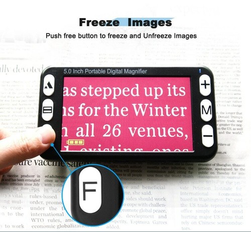5inch Handheld Electronic Vision Device See Blackboard Far and Near Dual Camera - Picture 7 of 11