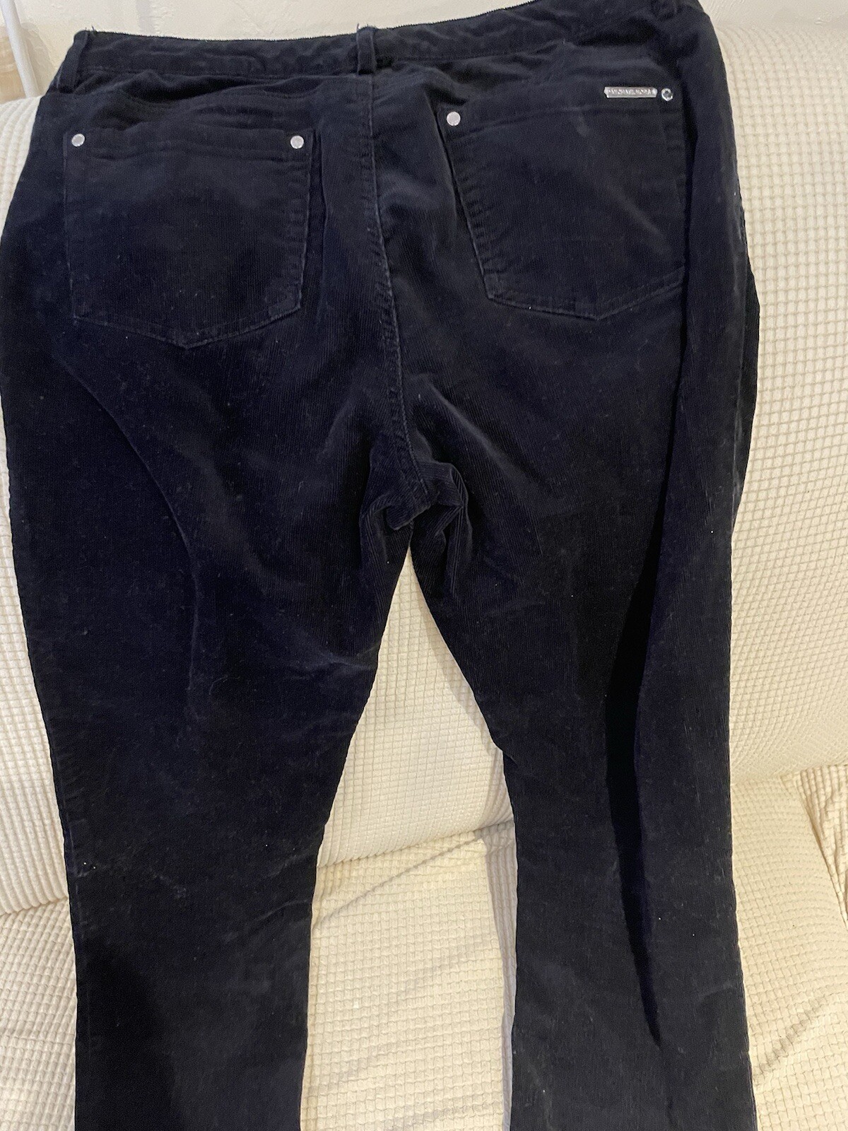 Michael Kors Women’s Black Corduroy Pants Size 8 image 3