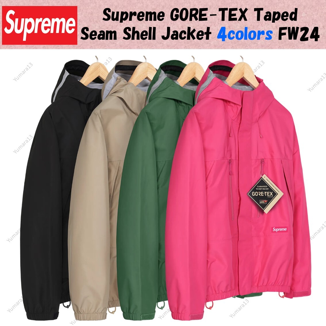 Supreme GORE-TEX Taped Seam Shell Jacket 4colors FW24 | eBay Supreme GORE-TEX Taped Seam Shell Jacket 4colors FW24 | eBay
