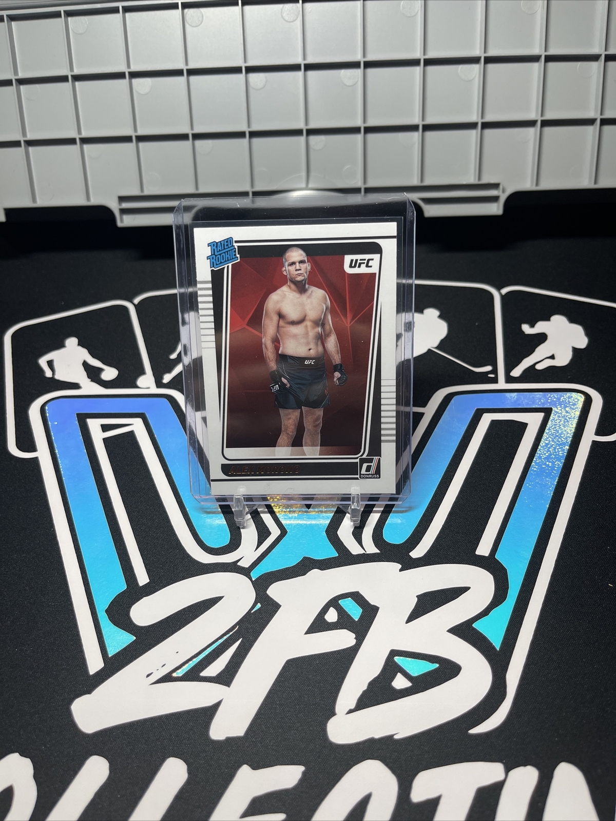 2022 Donruss UFC #219 Alex Morono Rated Rookie Press Proof Purple