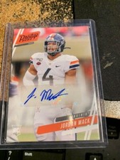 2020 PANINI PRESTIGE JORDAN MACK ROOKIE AUTOGRAPH #10 VIRGINIA 