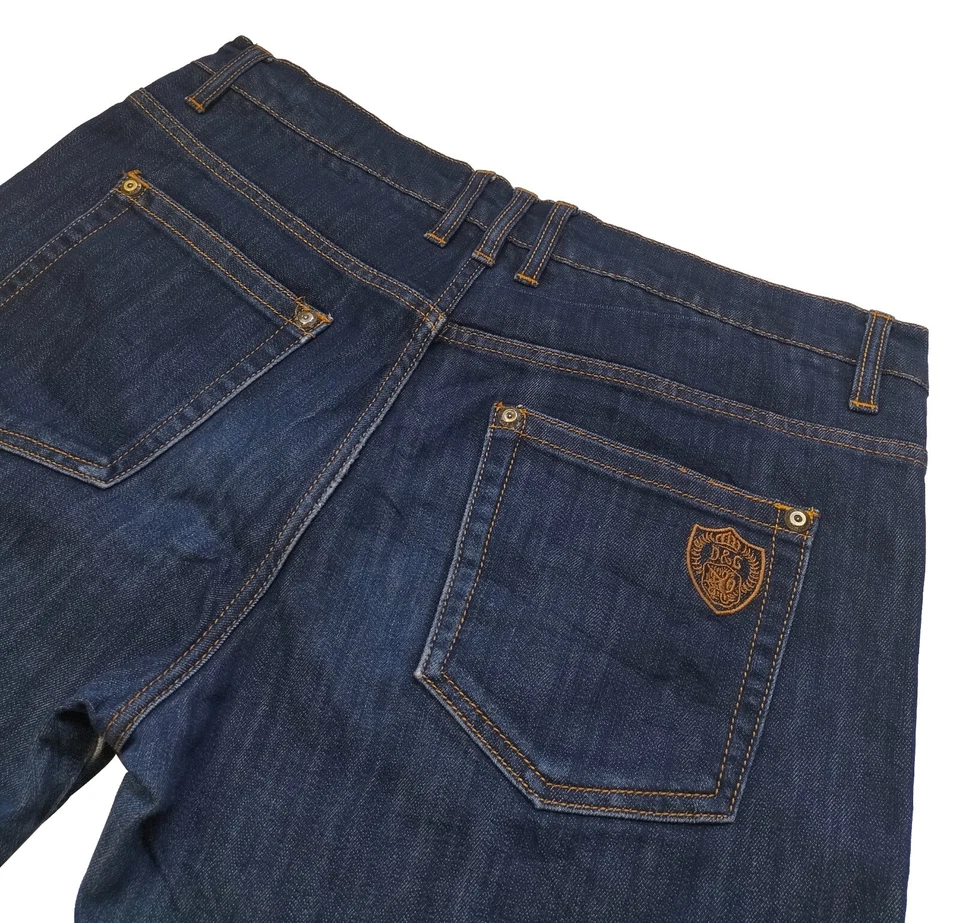 Pantalones Cortos de Jeans Dolce & Gabbana Para Hombre Azul Pantalones Cortos MODIFICADOS Cintura Talla 35 En Algodón Foto 3 de 4