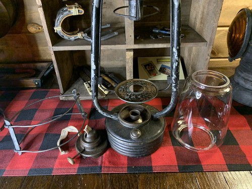 Early 1900s Pre WW2 Rare French Lantern SIF 500 Brevete S.G.D.G. With Wire Guard - Picture 23 of 24
