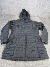 Kuhl Jacket Womens Xl Spyfire Parka Black Navy Blue Puffer *
