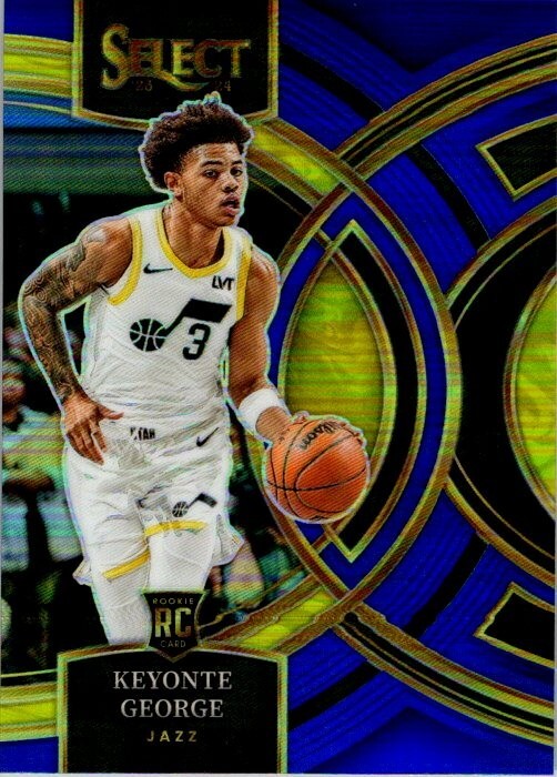 Keyonte George 2023-24 Select Blue Prizm Premier Rookie Card #109 - Jazz