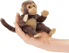 Folkmanis Mini Monkey Finger Puppet , Brown