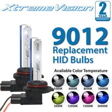 Xtremevision 9012 Hid Xenon Replacement Bulbs - 4300k 5000k 6000k 8000k 10000k
