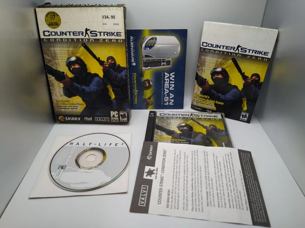 Counter-Strike Condition Zero - Windows, 2004 - Valve - Big Box PC Game