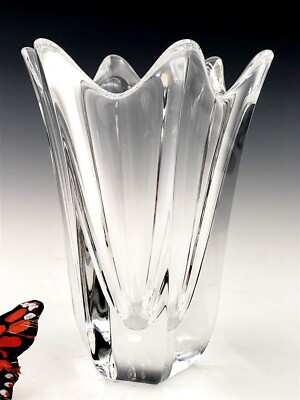Orrefors FULL Lead Crystal Costa Boda Belle Vase, - Jan Johansson