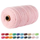 Macrame Cord 3mm x 220 Yards about 200m Cotton Rope100% Natural Cotton Macram.
