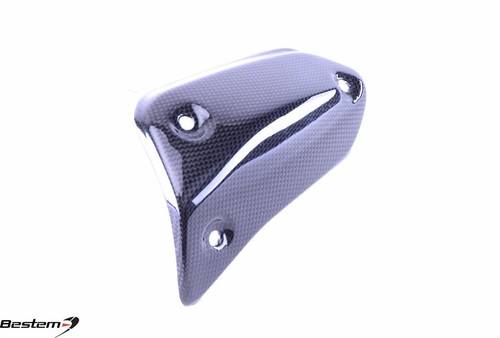 2013-2016 Hyperstrada Exhaust Muffler Pipe Heat Shield Cover Cowl Carbon Fiber - Picture 2 of 4