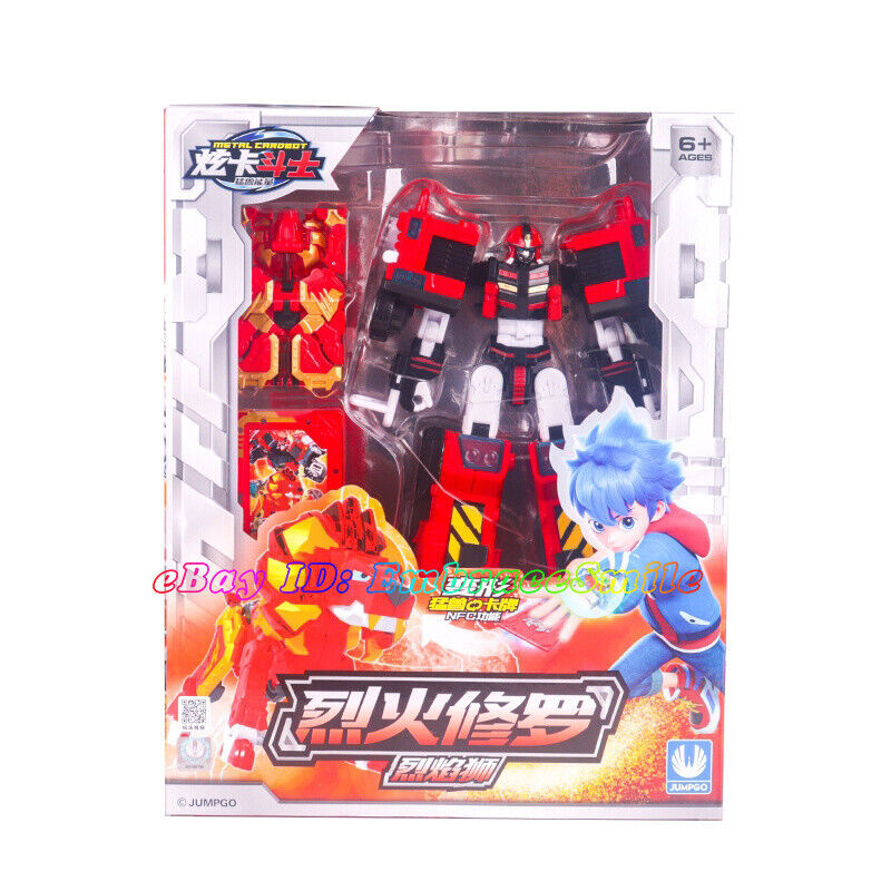 Metal Cardbot PHOENIX FIRE Red Truck Transform Robot Lion Metal Cardbot PHOENIX FIRE Red Truck Transform Robot Lion