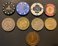 Las Vegas  Various Gambling chips and collectibles