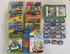 Lot of 32 Leapfrog Leapster Leap Pad Learning Game Cartridges