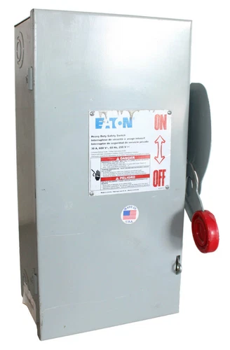 Eaton DH361UGK Heavy Duty Safety Switch 30A 600V 3P NEMA: 1 Non-Fusible: Yes