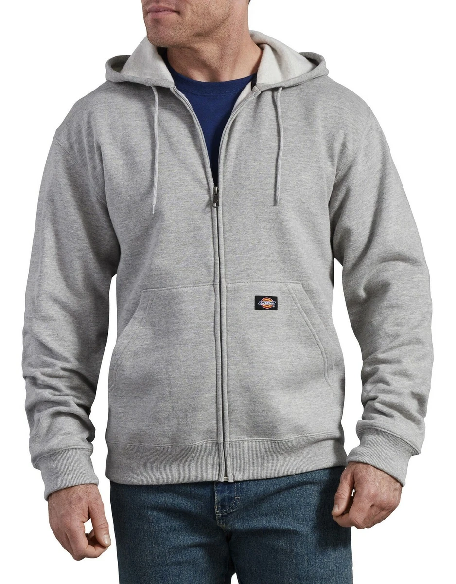 Dickies Midweight Fleece Full Zip Hoodie Sweatshirt, Dickies TW291 HG, NWT,  Grey | eBay