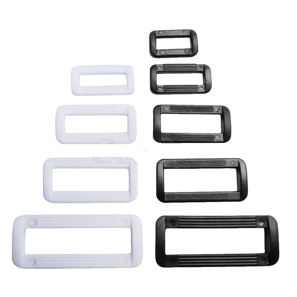 Anillos cuadrado de cuero negro