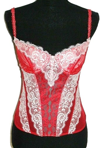 Corset Et Culotte Dentelle Sexy - Babydoll Noir Taille S/M - Lingerie Femme