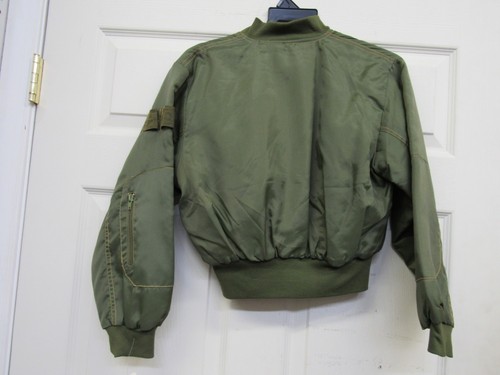 Vintage Kids MA-1 Style SURPLUS Flight Jacket Nylon New Old Stock from MERVYN'S - Picture 7 of 12