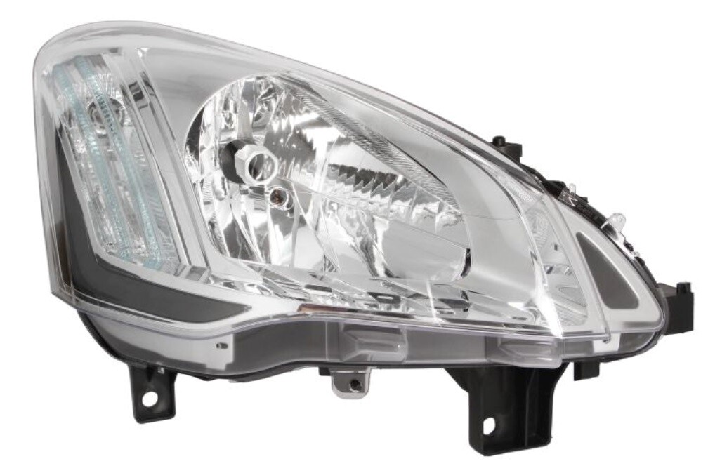 Phare avant droit Berlingo 2012-2015 optique H4 avec moteur électrique
