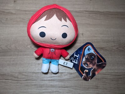 E.T. EXTRATERRESTRIAL 6'' Plush Toy Stuffed Animal Kid Elliot Red Hoodie gift NWT