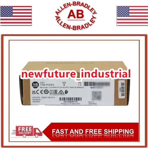 New Factory Sealed AB 1762-IF2OF2 SER B MicroLogix 1200 I/O Module 1762IF2OF2