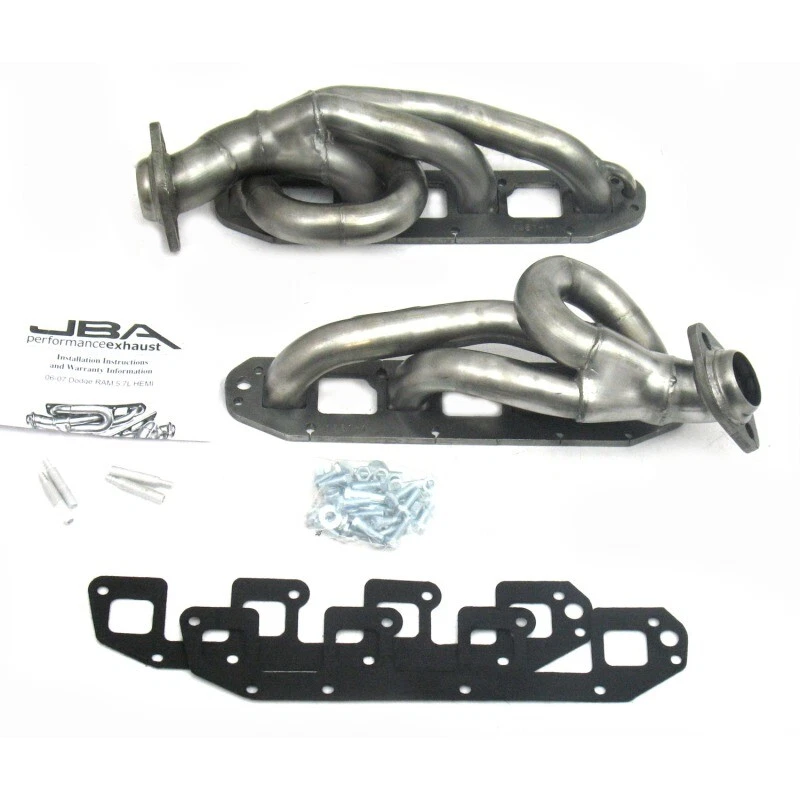 Cabezal JBA para 03-08 Dodge Ram 5,7 L HEMI 1-5/8 pulgadas primario crudo 409SS Cat4Ward Foto 2 de 4