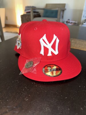 Hat Club 🔥New Era 59FIFTY Scarlet Red NY Yankees 1941 World