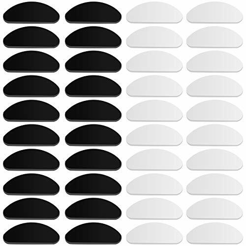 NATUCE 20 Paia 1mm Naselli Occhiali Silicone Adesivi, per Occhiali | eBay
