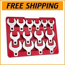 14-piece Jumbo Crowfoot Wrench Set For Tight Spaces Corrosion Resistance-