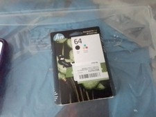 HP 64 X4D92AN 140 Black  Tri-color Ink Cartridge NEW FREE SHIPPING EXP Aug 2027