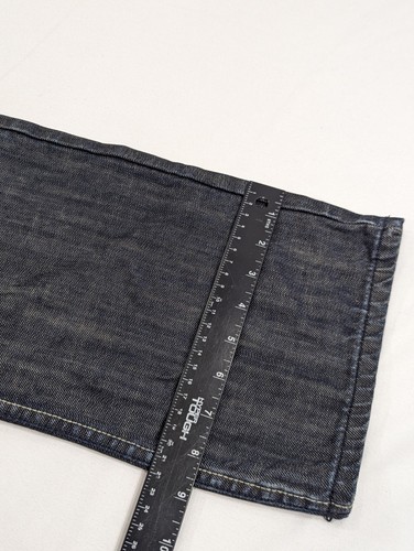 Vintage Y2K Artful Dodger Herrenjeans 36 x 35 Baggy gerade bestickt RN111507 - Bild 9 von 10