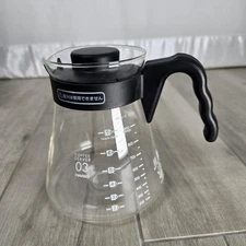 Hario V60 Range Server 03 Glass Coffee Carafe 1L 1000ml with Lid Made in Japan